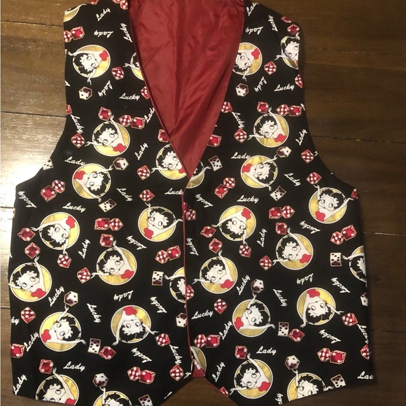 Vintage Handmade Betty Vest Adjustable Size Large - XLarge - Picture 1 of 4